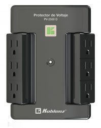 Protector de voltaje, 2500 VA /2000 W, 6 cont KOBLENZ PV-2500 D